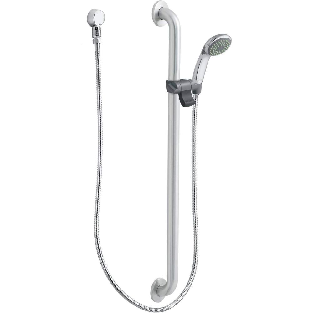 image:imageMoen 52236GBM15 Commercial Slide BarGrab Bar Eco Performance Hand Shower System 15 gpm Chrome
