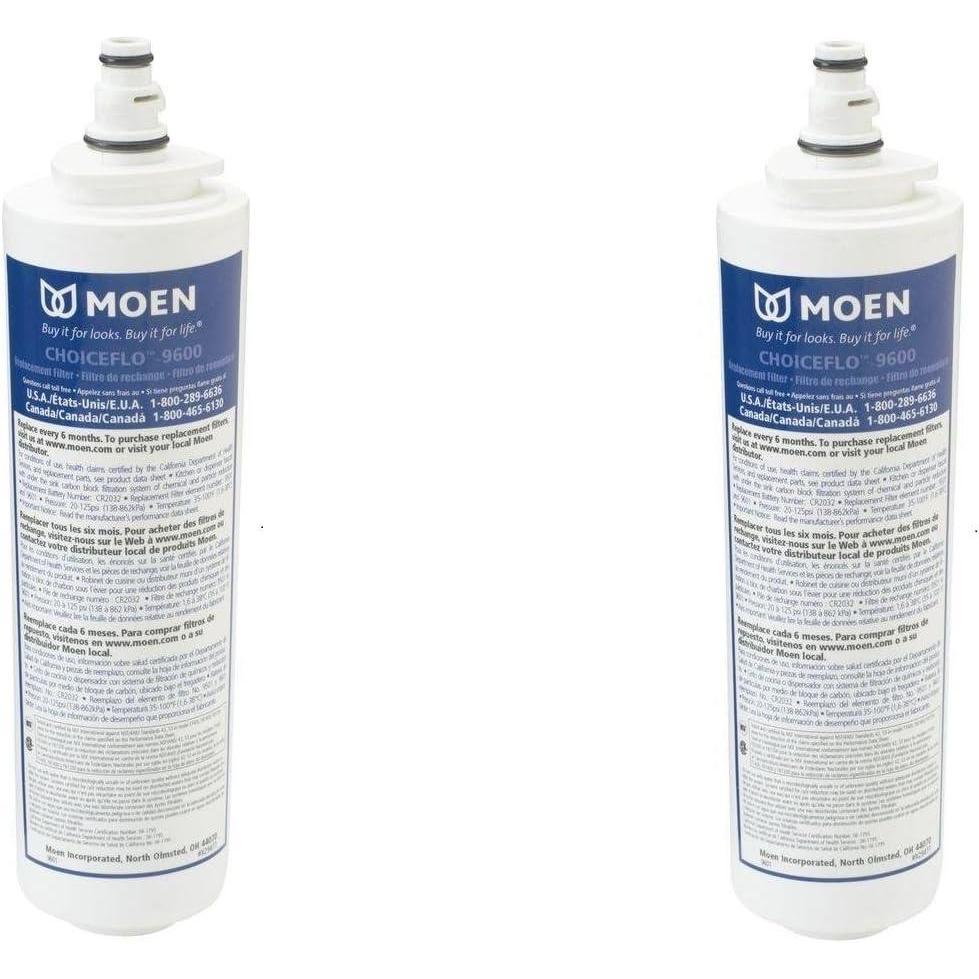 image:imageMoen 9601 ChoiceFlo Replacement Water Filter Compatible with Moen Sip Filtered Kitchen Faucets2