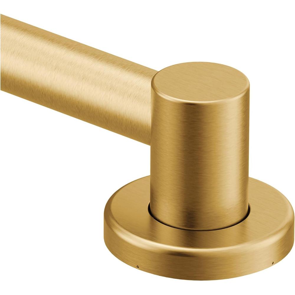 image:imageMoen Align Brushed Gold Bathroom Safety 42Inch Modern Shower Grab Bar for Handicapped or Elderly YG0424BG