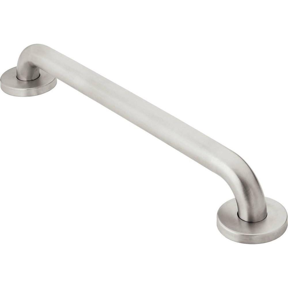 image:imageMoen Bathroom Safety 36Inch Shower Grab Bar with Concealed Screws and a SlipResistant Peened Texture R8736P