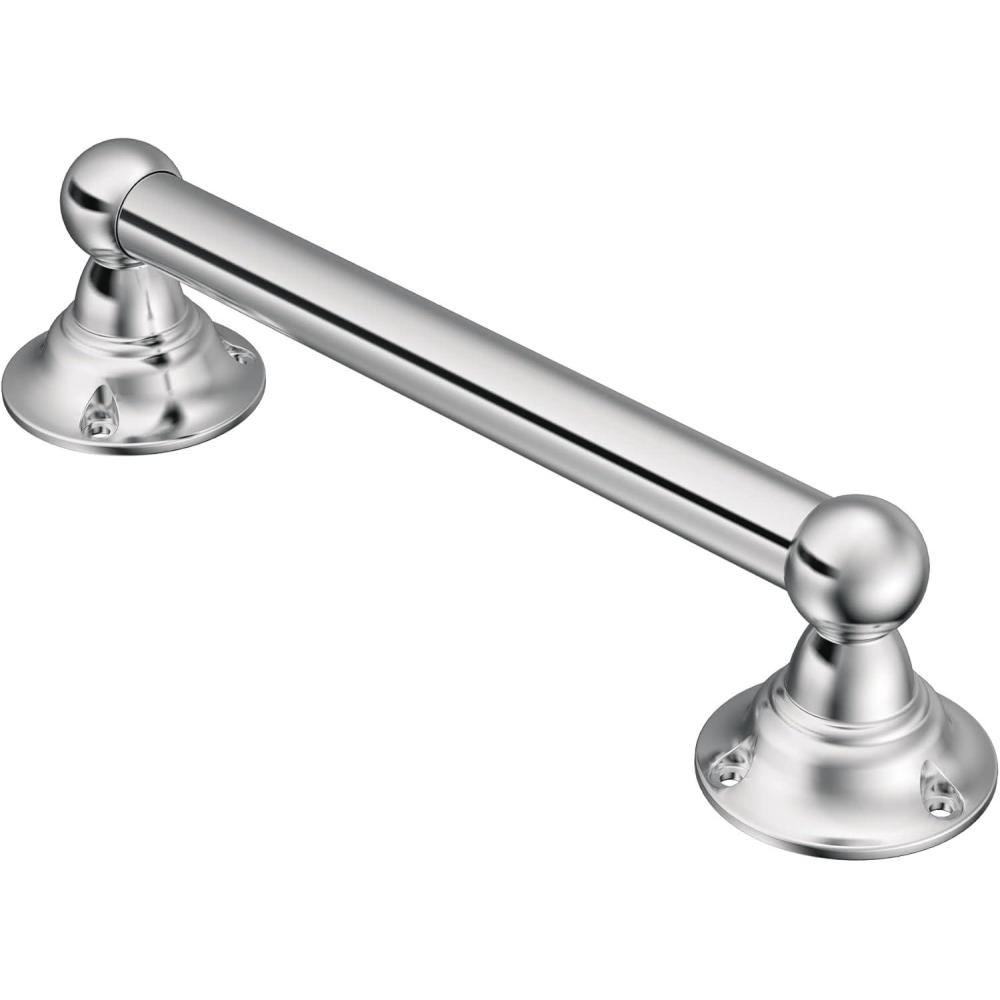 image:imageMoen LR2250DCH Home Care 9Inch Designer Hand Grip ChromeChrome