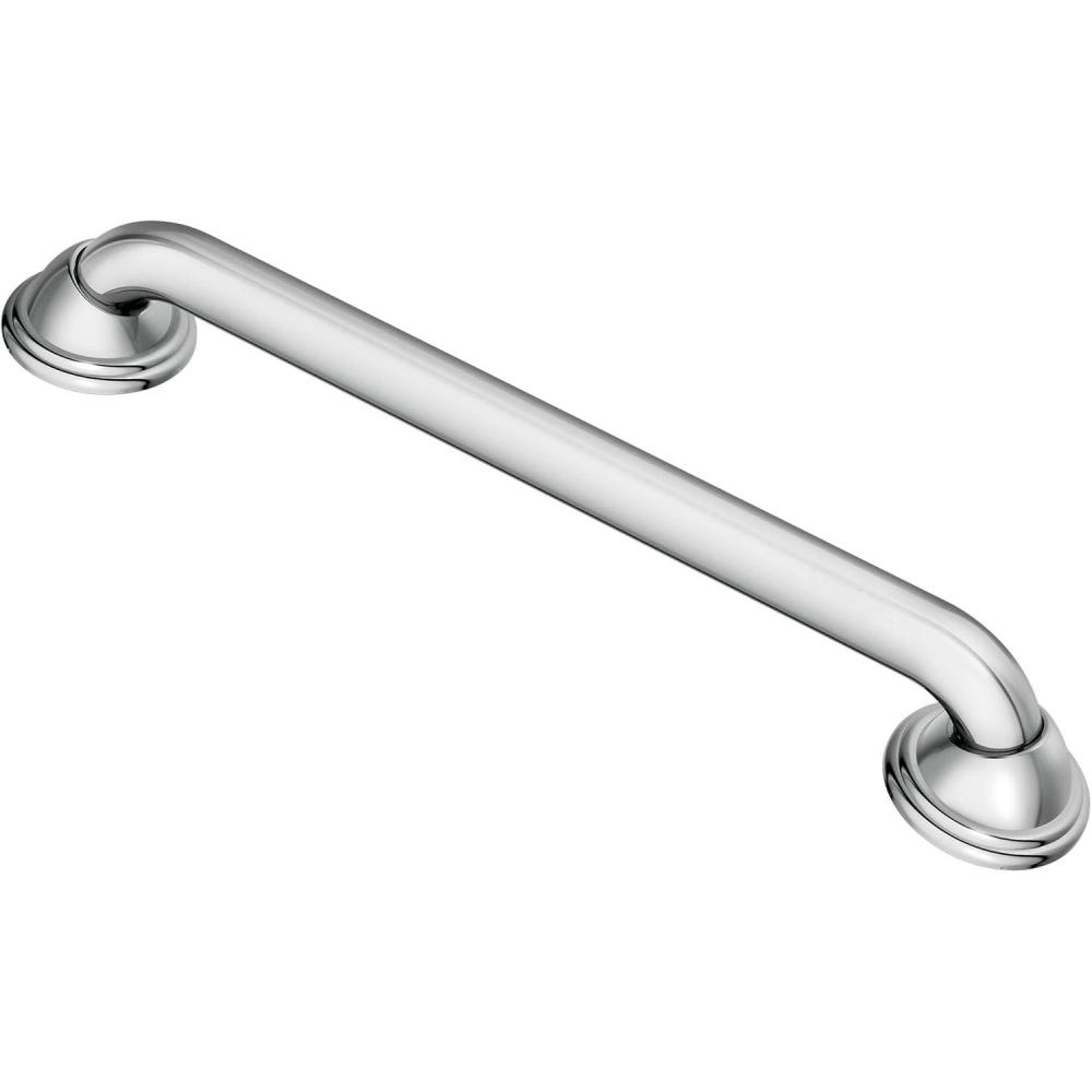 image:imageMoen LR8716D2BN Home Care Brushed Nickel Grab Bar 16 InchChrome