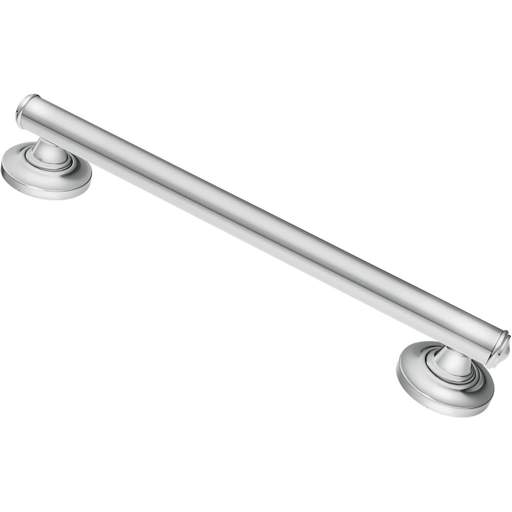 image:imageMoen LR8724D1GOWB Bathroom Safety 24Inch Designer Bathroom Grab Bar with Curled Grip Old World BronzeChrome