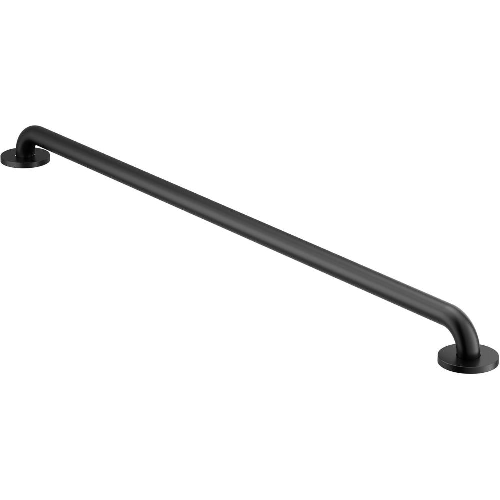 image:imageMoen Matte Black 42Inch Stainless Steel Bath Safety Grab Bar with Concealed Screws R8742BL