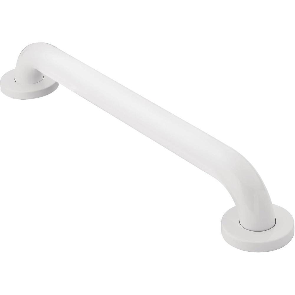 image:imageMoen Stainless Steel Bathroom Safety 32Inch Grab Bar with Concealed Screws and Slip Resistant Peened Texture R8732PGlacier