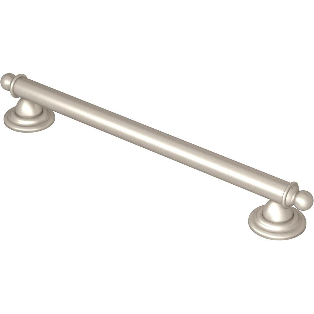 image:imageMoen YG2224BN Bathroom Safety 24Inch Stainless Steel Traditional Bathroom Grab Bar Brushed NickelBrushed Nickel