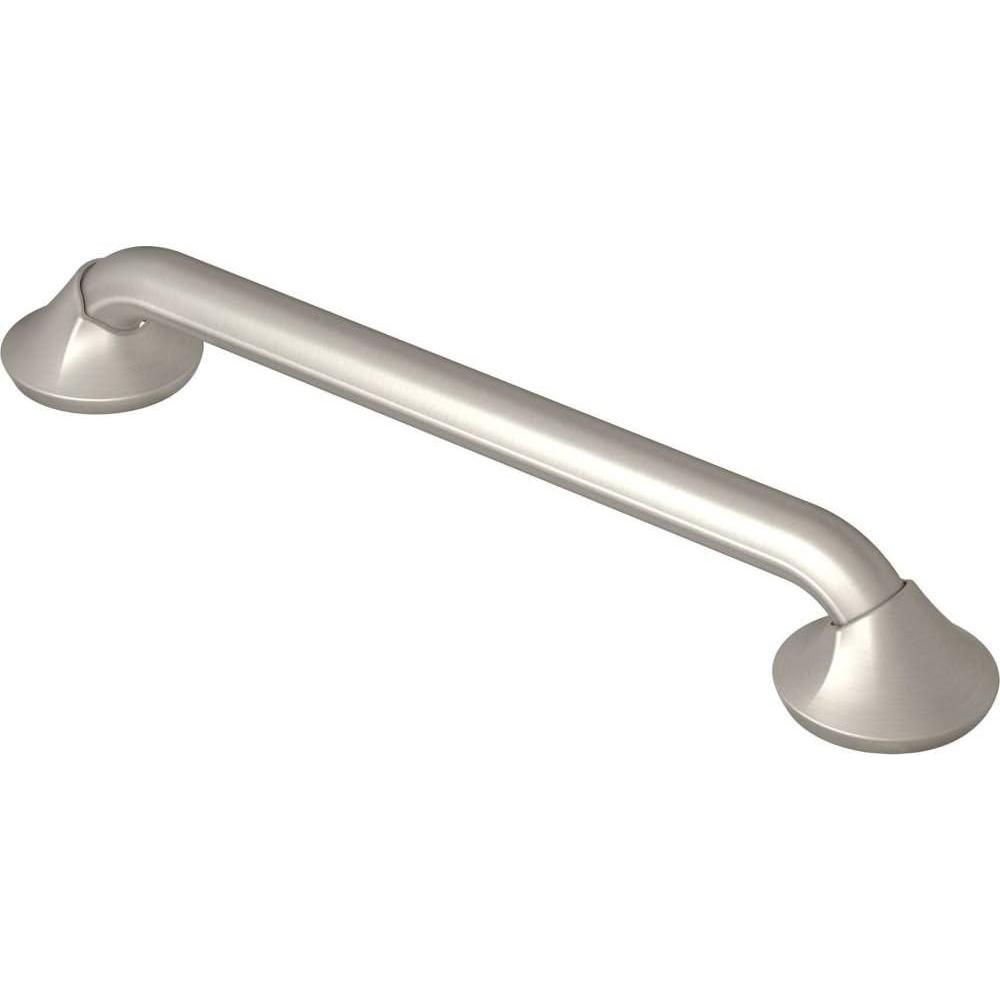 image:imageMoen YG2818BN Bathroom Safety 18Inch Stainless Steel Transitional Bathroom Grab Bar Brushed Nickel