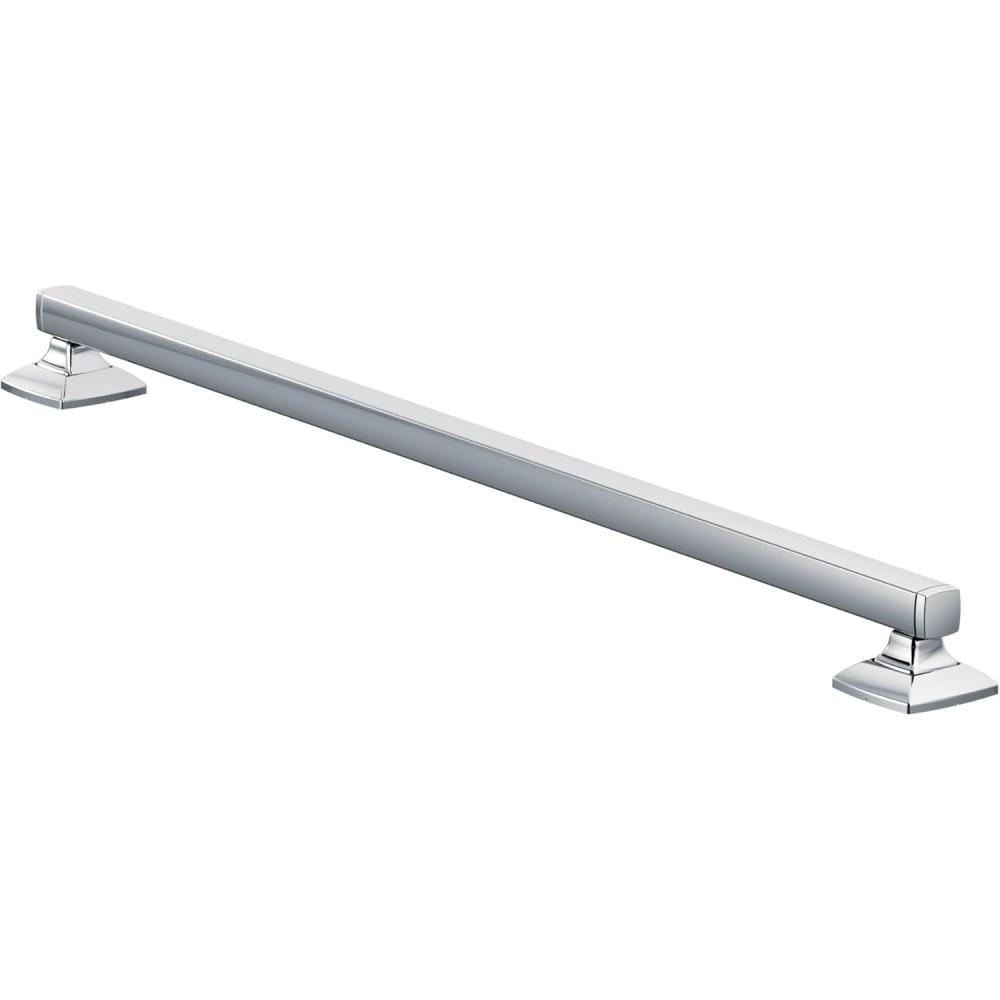 image:imageMoen YG5118CH Bathroom Safety 18Inch Stainless Steel Transitional Bathroom Grab Bar Chrome