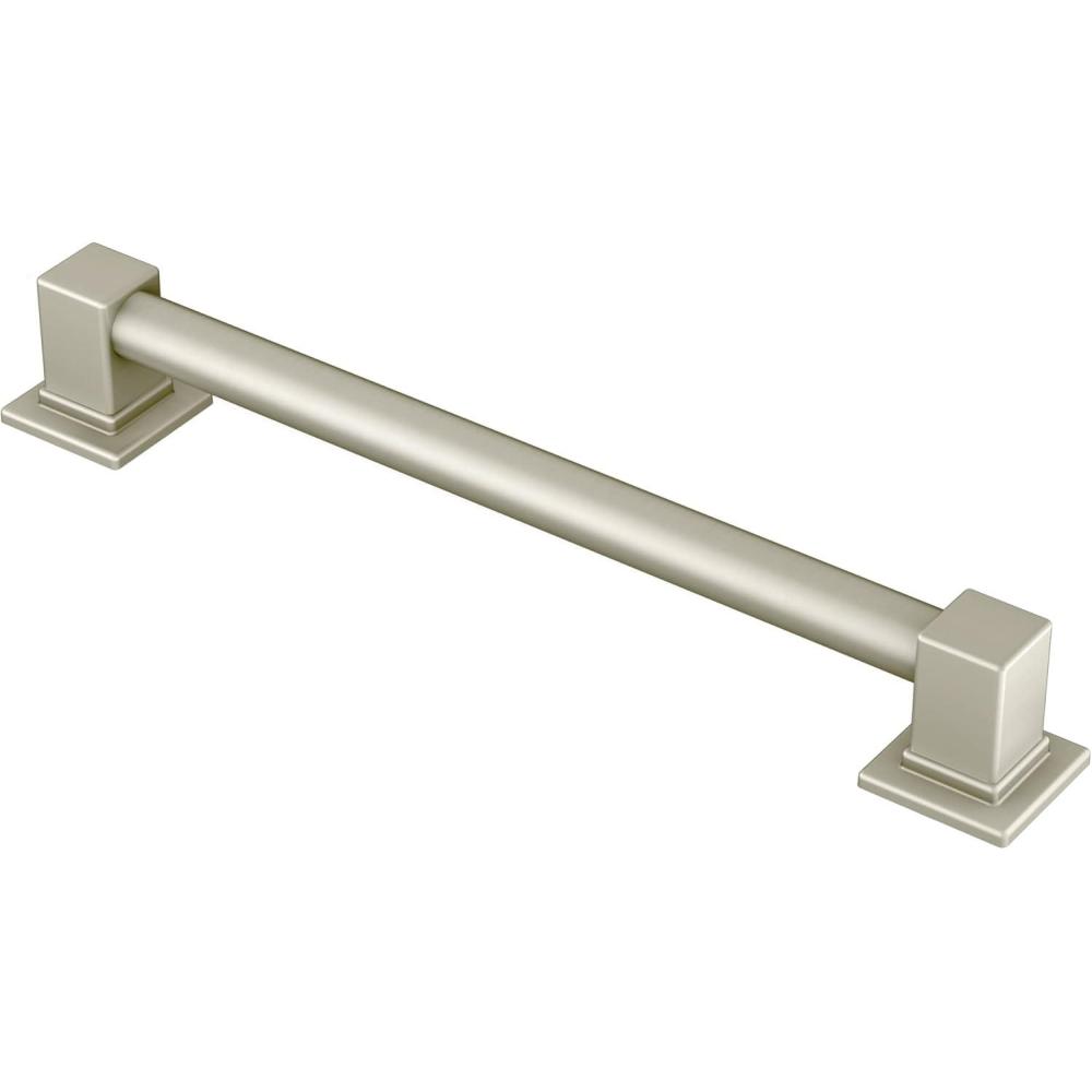 image:imageMoen YG8836BN Bathroom Safety 36Inch Stainless Steel Modern Bathroom Grab Bar Brushed NickelBrushed Nickel