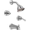 Moen 97372 Monticello Large Lever Hot and Cold Shower Handle Insert, Chrome (2-Pack)