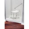 Moen Bath Safety Furniture Glacier Home Care Bath Safety Non-Slip Adjustable Tub and Shower Chair, DN7025