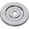 Moen Chrome Chateau Collection Replacement Escutcheon Pate for One-Handle Tub and Shower Faucets, 16090