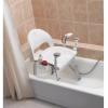 Moen DN7100 Home Care Premium Adjustable Bath Safety Shower Chair with Back and Arm Rests, Glacier