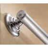 Moen Home Care Bathroom Safety 16 Inch Designer Stainless Steel Handicap Grab Bar for Bathtub and Shower, Elderly Assistance Product with Comfort Grip, Brushed Nickel, R8716D1GBN(Chrome)