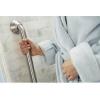 Moen LR8716D3GCH Bathroom Safety 16-Inch Designer Bathroom Grab Bar with Curled Grip, Chrome