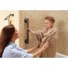 Moen LR8724D1GOWB Bathroom Safety 24-Inch Designer Bathroom Grab Bar with Curled Grip, Old World Bronze(Old World Bronze)