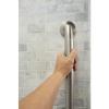 Moen R8742PS Bathroom Safety 42-Inch Stainless Steel Bathroom Grab Bar with Textured Grip, Stainless(Peened)