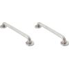 Moen R8916P Bathroom Safety 16-Inch Stainless Steel Bathroom Grab Bar, Stainless(Peened)