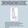 Moen Replacement Hose Service Kit for Moen Pulldown Kitchen Faucets, 150259