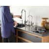 Moen S3945SRS Traditional Deck Mounted Kitchen Soap Dispenser with Above the Sink Refillable Bottle, Spot Resist Stainless(Chrome)