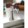 Moen S3945SRS Traditional Deck Mounted Kitchen Soap Dispenser with Above the Sink Refillable Bottle, Spot Resist Stainless(Spot Resist Stainless)