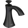 Moen S3948SRS Transitional Deck Mounted Kitchen Soap Dispenser with Above the Sink Refillable Bottle, Spot Resist Stainless(Black)