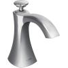 Moen S3948SRS Transitional Deck Mounted Kitchen Soap Dispenser with Above the Sink Refillable Bottle, Spot Resist Stainless(Chrome)