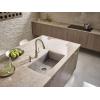 Moen Spot Resist Stainless Modern Deck Mounted Kitchen Soap Dispenser with Above-the-Sink Refillable Bottle, S3947SRS(Spot Resist Stainless)