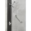 Moen YG0412CH Bathroom Safety 12-Inch Stainless Steel Modern Bathroom Grab Bar, Chrome(Brushed Nickel)