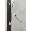 Moen YG0424CH Bathroom Safety 24-Inch Stainless Steel Modern Bathroom Grab Bar, Chrome(Brushed Nickel)