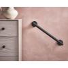 Moen YG0736BN Bathroom Safety 36-Inch Stainless Steel Modern Bathroom Grab Bar, Brushed Nickel(Matte Black)