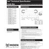 Moen YG0742CH Bathroom Safety 42-Inch Stainless Steel Modern Bathroom Grab Bar, Chrome(Matte Black)