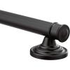 Moen YG6412NL Bathroom Safety 12-Inch Stainless Steel Traditional Bathroom Grab Bar, Polished Nickel(Matte Black)