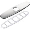 Moen 141002 Kitchen Faucet Escutcheon Deckplate for 3-Hole Installation, Chrome(Chrome)