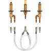 Moen 4794 M-Pact Two-Handle Roman Tub Valve with 10-Inch Center and 1/2-Inch PEX Cold Expansion