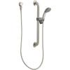 Moen 52224GBM15CBN Commercial M-Dura 24-Inch Slide Bar/Grab Bar with Hand Shower, 1-1/2-Inch x 24-Inch, 1.5-gpm, Classic Brushed Nickel/Stainless