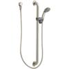 Moen 52236GBM15CBN Commercial M-Dura Slide Bar/Grab Bar with Hand Shower, 1-1/2-Inch x 36-Inch, 1.5-gpm, Classic Brushed Nickel/Stainless