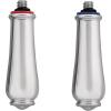 Moen 97372 Monticello Large Lever Hot and Cold Shower Handle Insert, Chrome (2-Pack)