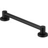 Moen Align Matte Black 18-Inch Stainless Steel Bath Safety Grab Bar with Concealed Screws, YG0418BG