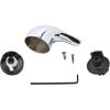 Moen Chrome Metal Replacement Lever Shower Handle Kit for Single Handle Tub and Shower Faucets, 100657