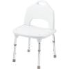 Moen DN7060 Home Care 22-Inch W x 19.25-Inch D Adjustable Height Bath Safety Shower Chair, Glacier
