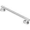 Moen LR8724D1GOWB Bathroom Safety 24-Inch Designer Bathroom Grab Bar with Curled Grip, Old World Bronze(Chrome)
