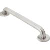Moen R8742PS Bathroom Safety 42-Inch Stainless Steel Bathroom Grab Bar with Textured Grip, Stainless(Peened)