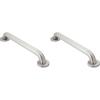 Moen R8912P Bathroom Safety 12-Inch Stainless Steel Bathroom Grab Bar with Concealed Screws, Stainless(12 Inch (Pack of 2))