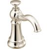 Moen S3945SRS Traditional Deck Mounted Kitchen Soap Dispenser with Above the Sink Refillable Bottle, Spot Resist Stainless(Polished Nickel)