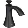Moen S3948SRS Transitional Deck Mounted Kitchen Soap Dispenser with Above the Sink Refillable Bottle, Spot Resist Stainless(Black)