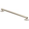 Moen YG5124NL Bathroom Safety 24-Inch Stainless Steel Transitional Bathroom Grab Bar, Polished Nickel(Nickel)
