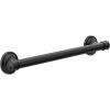 Moen YG6418BN Bathroom Safety 18-Inch Stainless Steel Traditional Bathroom Grab Bar, Brushed Nickel(Matte Black)
