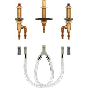 Moen 4793 Two Handle Roman Tub Adjustable Valve with 1/2-Inch CPVC PEX Connections(0.5)