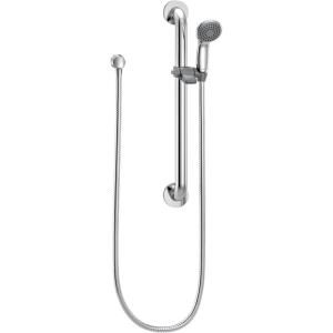 Moen 52224GBM15 Commercial 24-Inch Slide Bar/Grab Bar Hand Shower System 1.5 gpm, Chrome